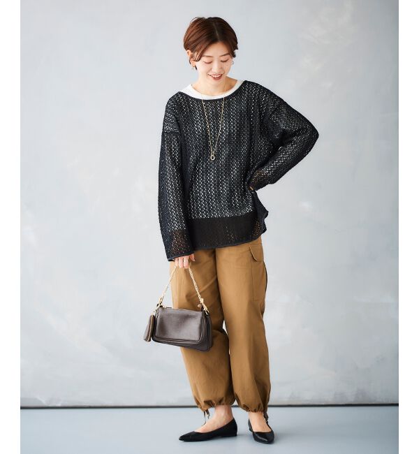 le.coeur blanc「クロシェ風レースプルオーバー」|プルオーバー|
