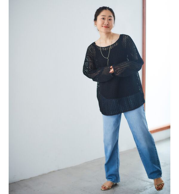 le.coeur blanc「クロシェ風レースプルオーバー」|プルオーバー|