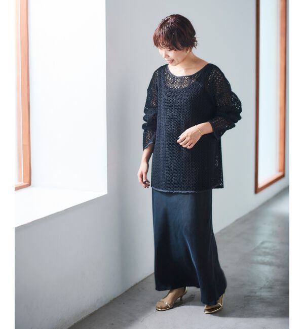 le.coeur blanc「クロシェ風レースプルオーバー」|プルオーバー|