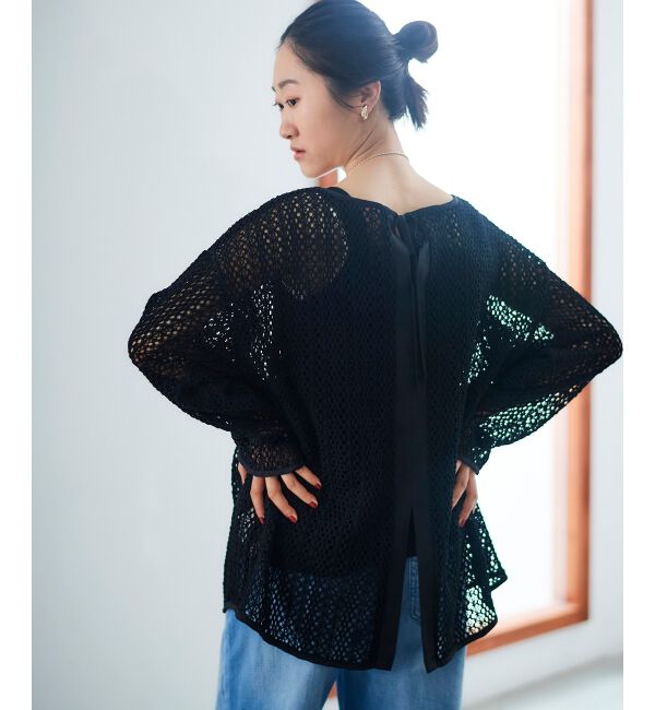 le.coeur blanc「クロシェ風レースプルオーバー」|プルオーバー|