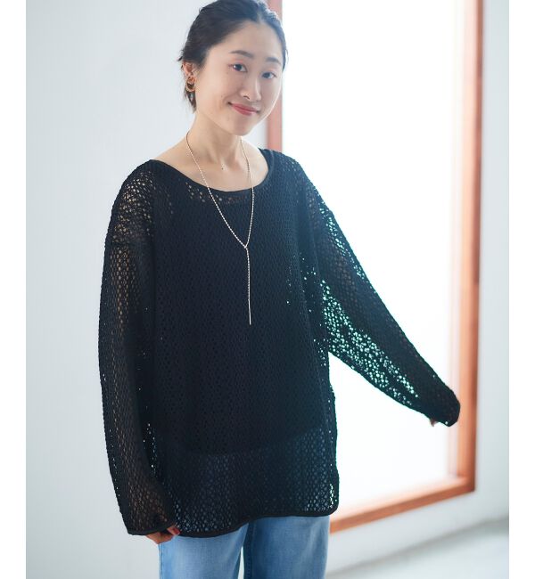 le.coeur blanc「クロシェ風レースプルオーバー」|プルオーバー|