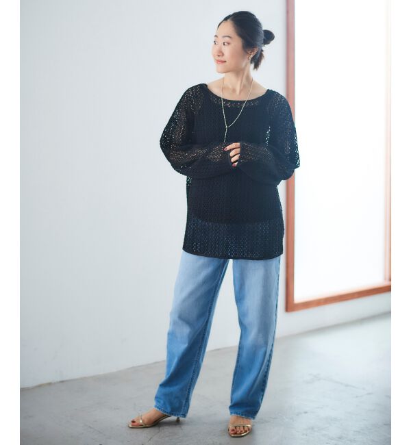 le.coeur blanc「クロシェ風レースプルオーバー」|プルオーバー|