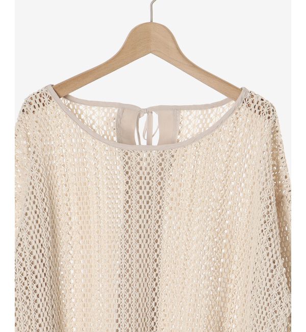 le.coeur blanc「クロシェ風レースプルオーバー」|プルオーバー|