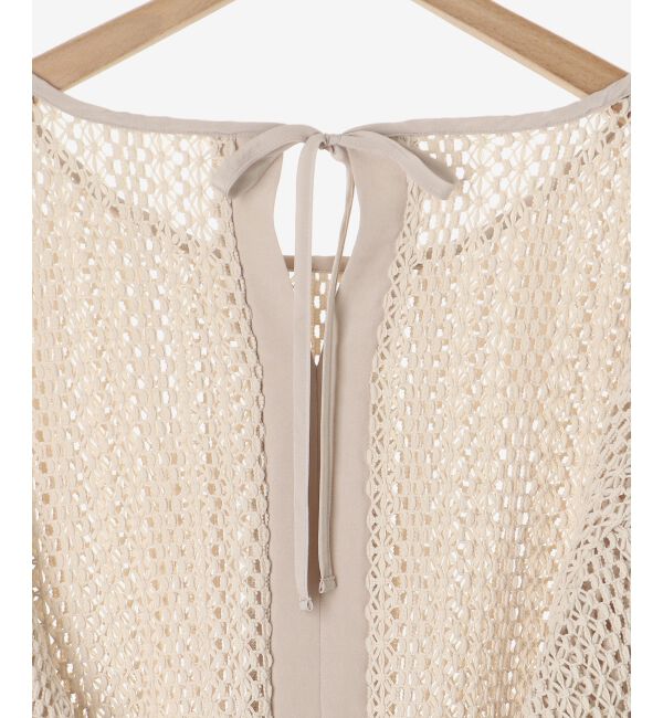 le.coeur blanc「クロシェ風レースプルオーバー」|プルオーバー|