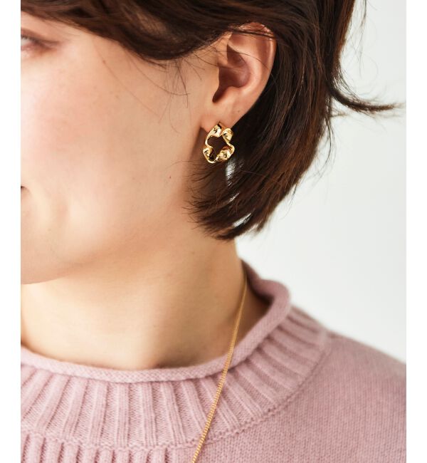 le.coeur blanc「ニュアンスサークルピアス」|ピアス|