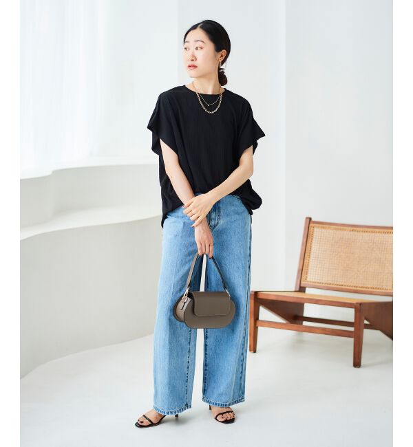  「《WEB限定アイテム》ランダムリブショルダータックプルオーバー」|プルオーバー|