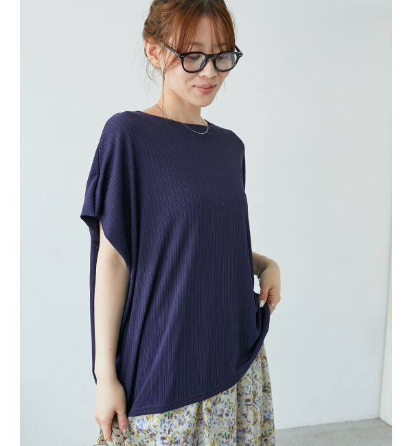  「《WEB限定アイテム》ランダムリブショルダータックプルオーバー」|プルオーバー|