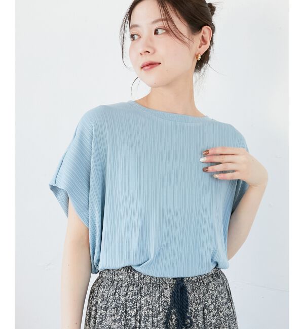  「《WEB限定アイテム》ランダムリブショルダータックプルオーバー」|プルオーバー|