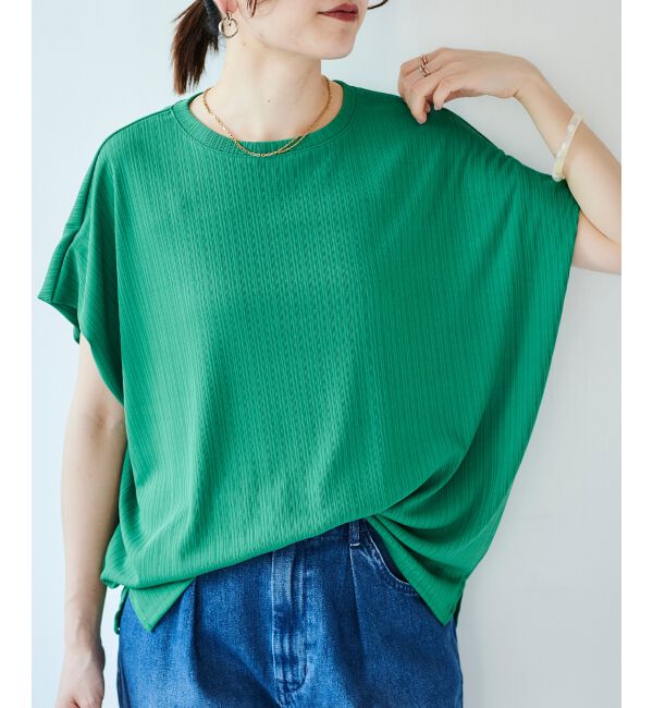  「《WEB限定アイテム》ランダムリブショルダータックプルオーバー」|プルオーバー|