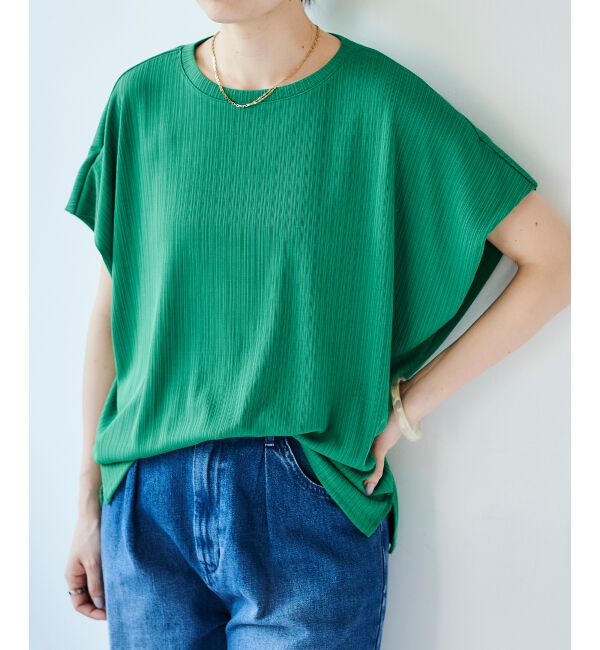  「《WEB限定アイテム》ランダムリブショルダータックプルオーバー」|プルオーバー|