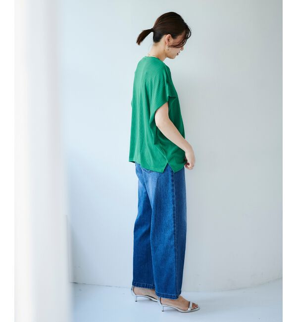  「《WEB限定アイテム》ランダムリブショルダータックプルオーバー」|プルオーバー|