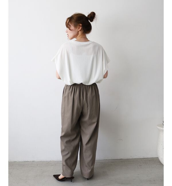  「《WEB限定アイテム》ランダムリブショルダータックプルオーバー」|プルオーバー|