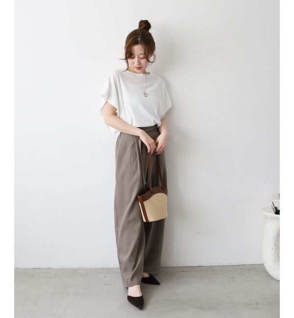  「《WEB限定アイテム》ランダムリブショルダータックプルオーバー」|プルオーバー|