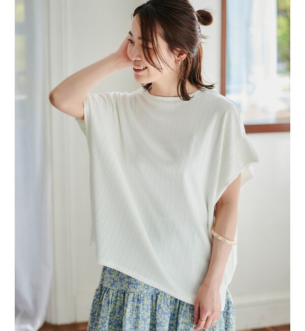  「《WEB限定アイテム》ランダムリブショルダータックプルオーバー」|プルオーバー|