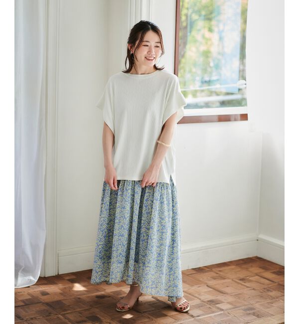  「《WEB限定アイテム》ランダムリブショルダータックプルオーバー」|プルオーバー|