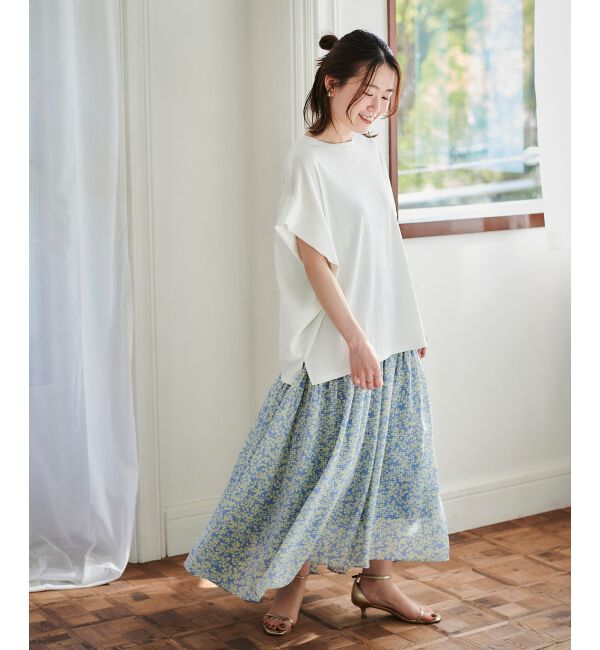  「《WEB限定アイテム》ランダムリブショルダータックプルオーバー」|プルオーバー|