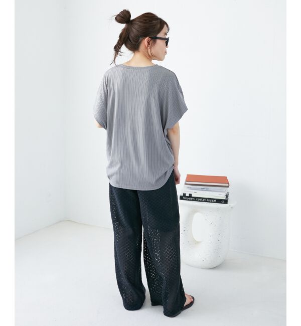  「《WEB限定アイテム》ランダムリブショルダータックプルオーバー」|プルオーバー|