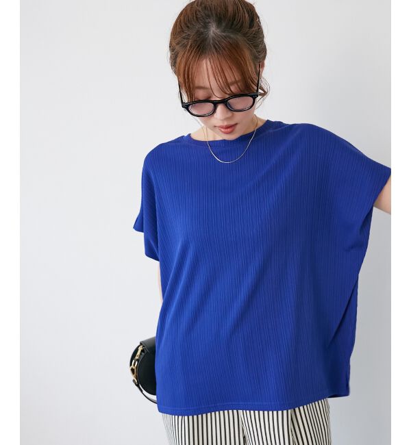  「《WEB限定アイテム》ランダムリブショルダータックプルオーバー」|プルオーバー|