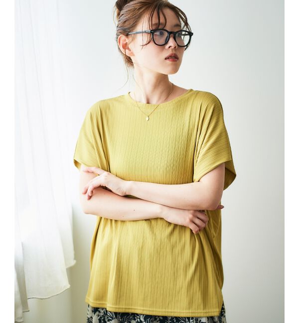  「《WEB限定アイテム》ランダムリブショルダータックプルオーバー」|プルオーバー|