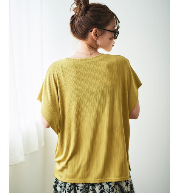  「《WEB限定アイテム》ランダムリブショルダータックプルオーバー」|プルオーバー|