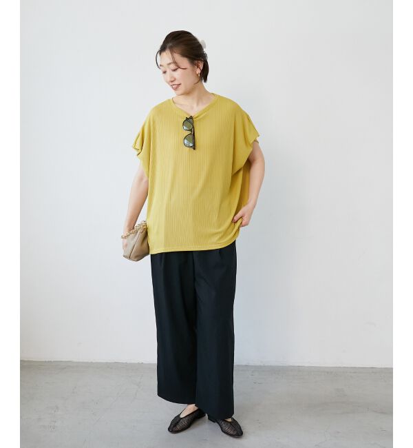  「《WEB限定アイテム》ランダムリブショルダータックプルオーバー」|プルオーバー|