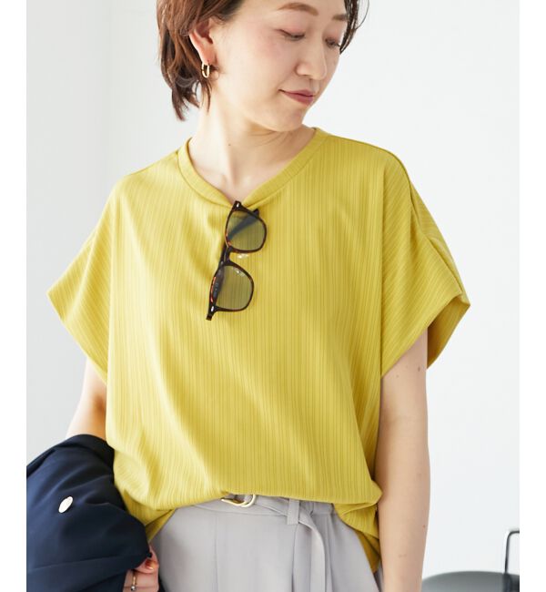  「《WEB限定アイテム》ランダムリブショルダータックプルオーバー」|プルオーバー|