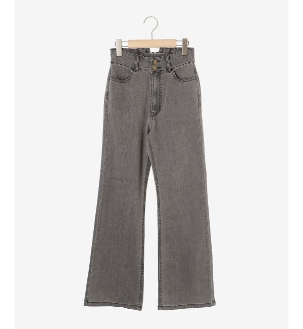 MAJESTICLEGON「美脚フレアデニムパンツ」|デニム|