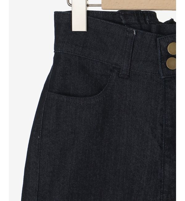 MAJESTICLEGON「美脚フレアデニムパンツ」|デニム|