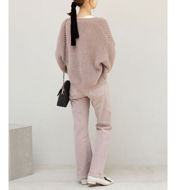 MAJESTICLEGON「美脚フレアデニムパンツ」|デニム|