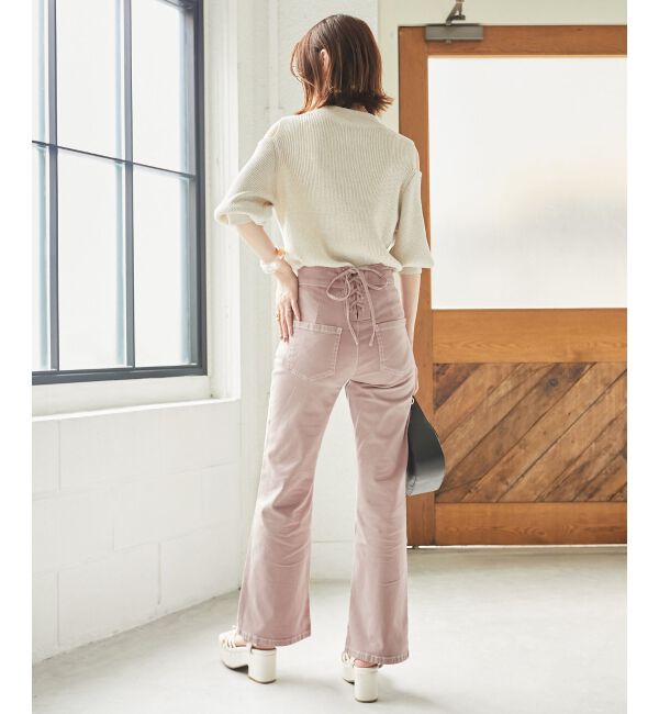 MAJESTICLEGON「美脚フレアデニムパンツ」|デニム|