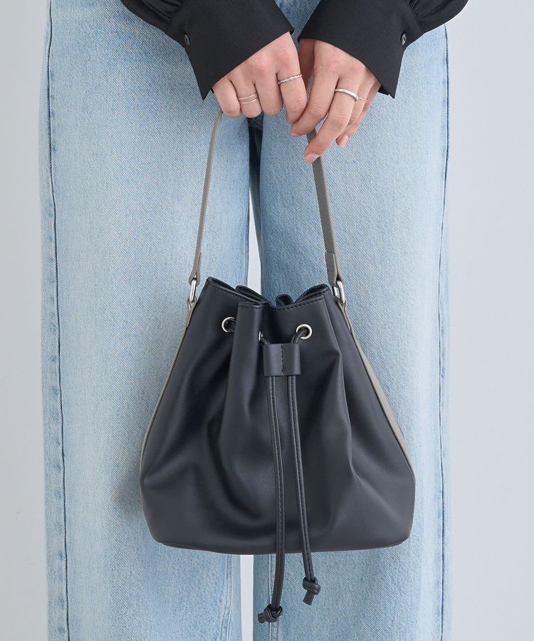 earth music&ecology「バイカラーハンドルドロストバッグ」|ハンドバッグ|