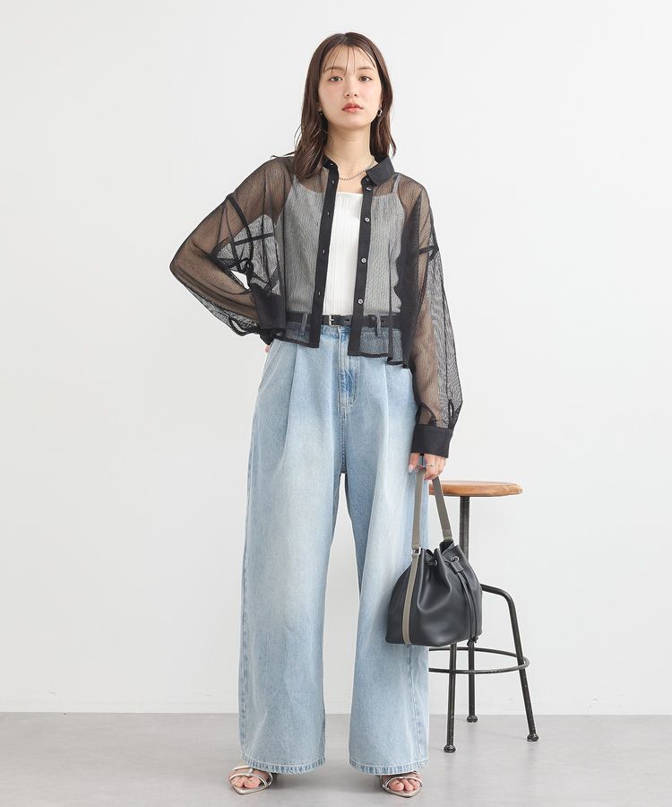 earth music&ecology「バイカラーハンドルドロストバッグ」|ハンドバッグ|