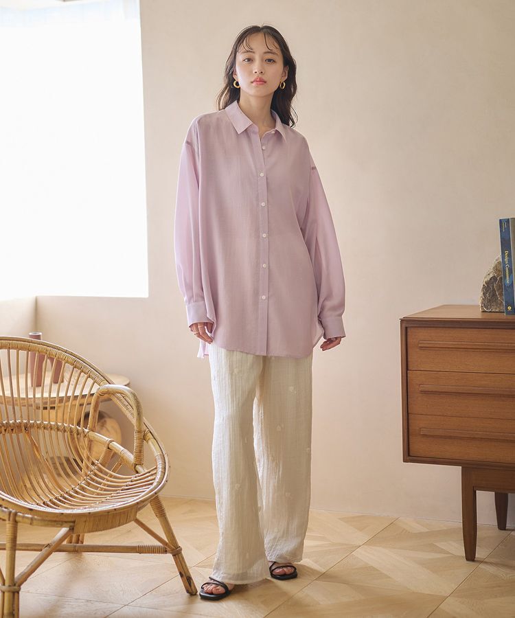 earth music&ecology「シアーシャツ」|シャツ・ブラウス|