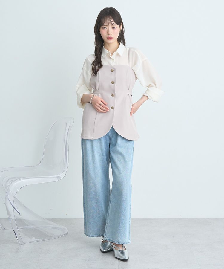 earth music&ecology「シアーシャツ」|シャツ・ブラウス|