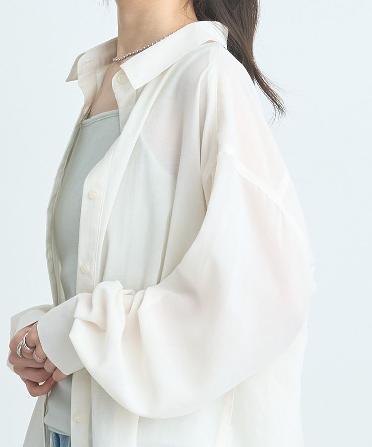 earth music&ecology「シアーシャツ」|シャツ・ブラウス|