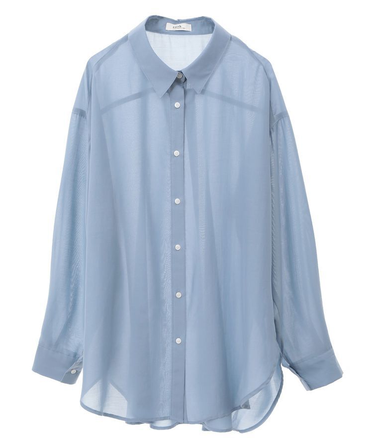 earth music&ecology「シアーシャツ」|シャツ・ブラウス|