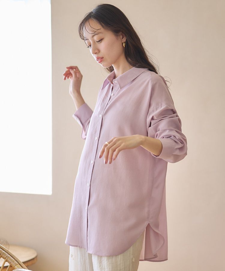 earth music&ecology「シアーシャツ」|シャツ・ブラウス|