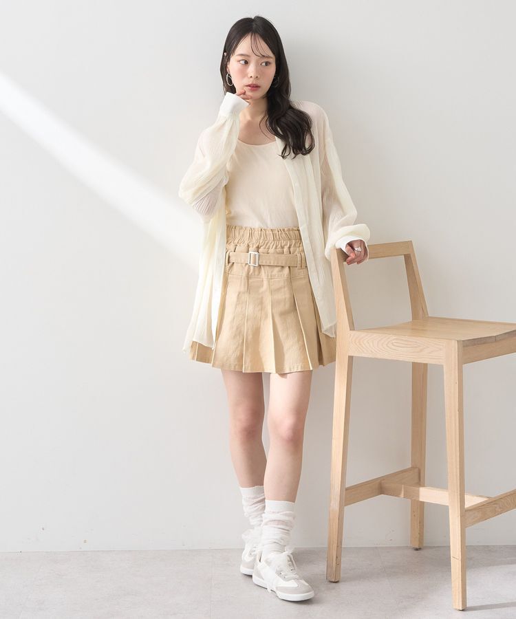 earth music&ecology「マジョリカプリーツレギュラーシャツ」|シャツ・ブラウス|