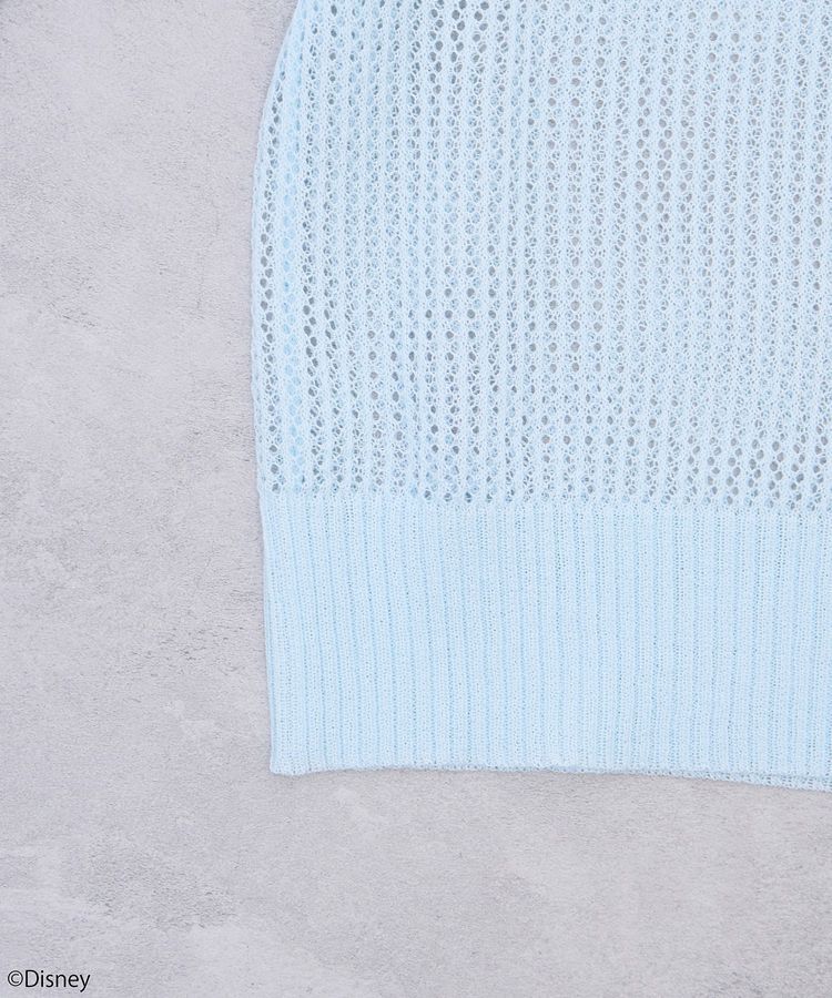 earth music&ecology「スティッチ/刺繍ハートボタンニットポロシャツ」|ニット・セーター|