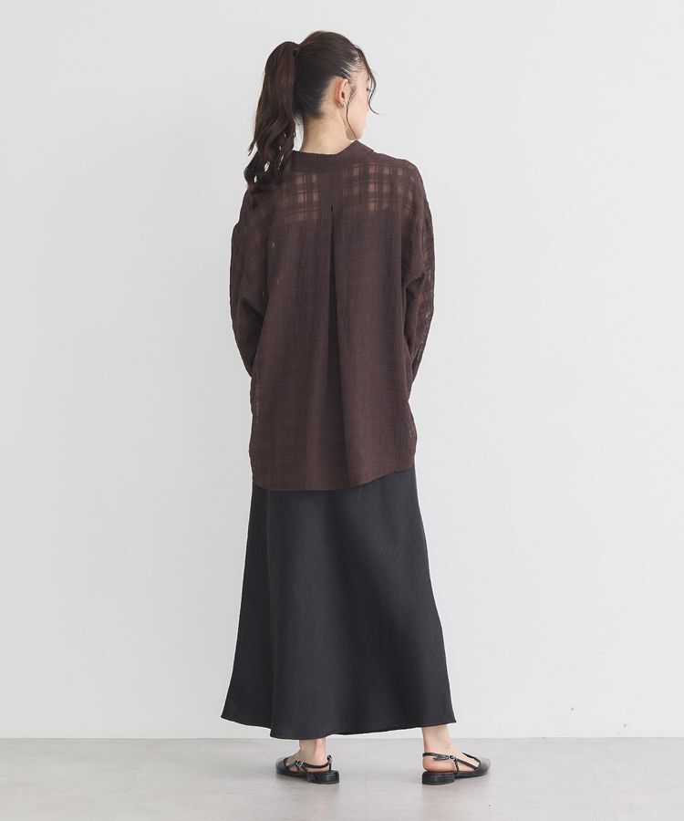 earth music&ecology「シャドーチェックシャツ」|シャツ・ブラウス|