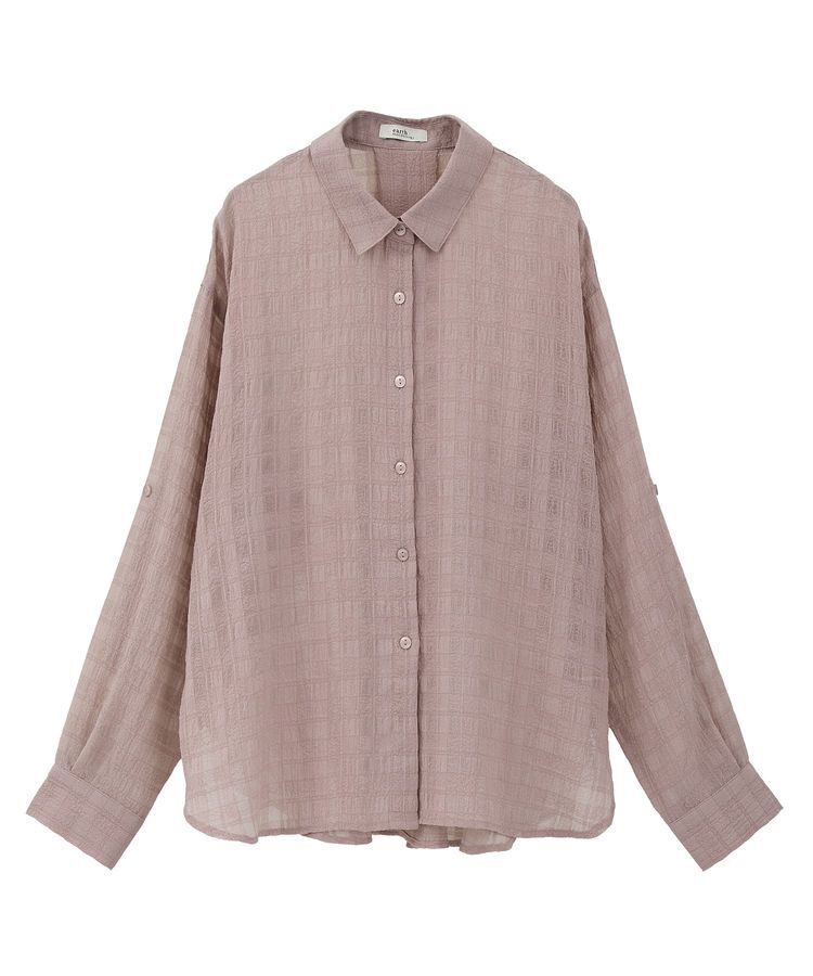 earth music&ecology「シャドーチェックシャツ」|シャツ・ブラウス|