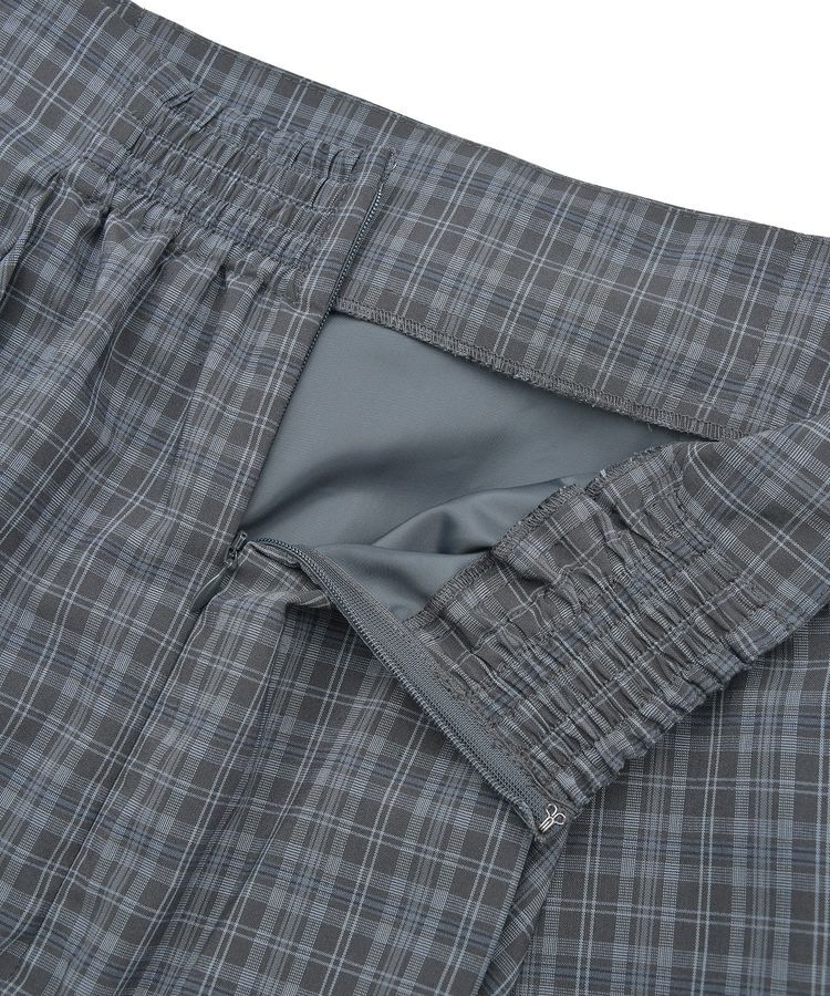 earth music&ecology「ハイウエストランダムティアードチェックスカート」|フレア|