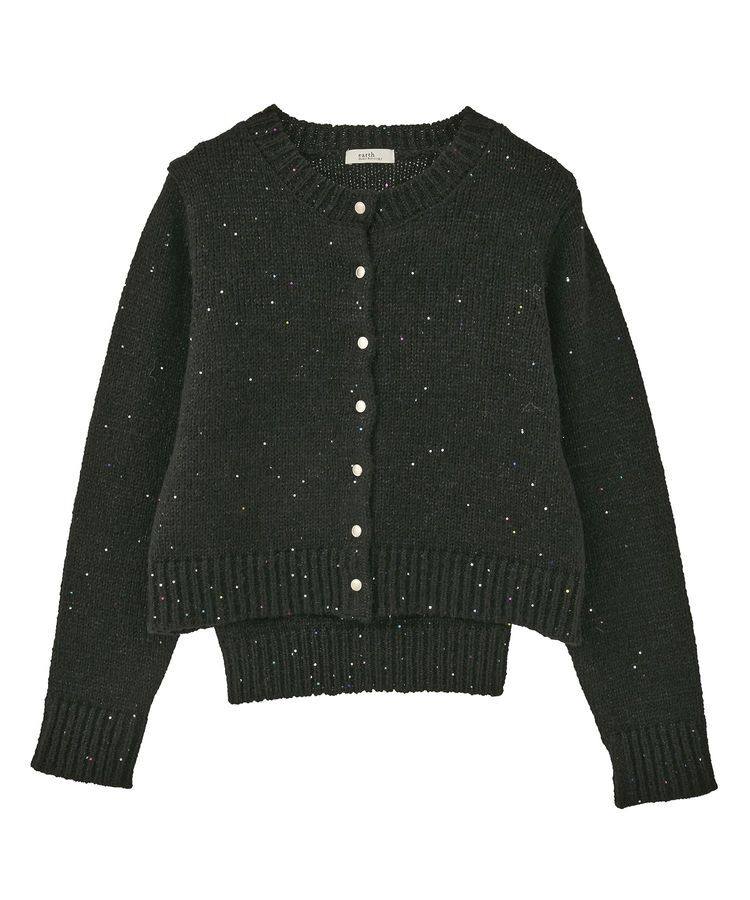earth music&ecology「SET2点フラワースパンコールカーデ＋ビスチェ」|カーディガン|