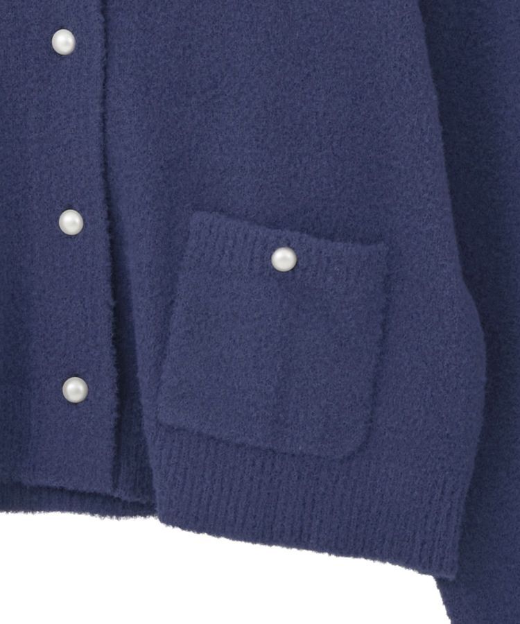 earth music&ecology「パウダーシャギークルーネックカーディガン」|カーディガン|