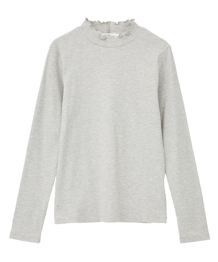 earth music&ecology「ラメテレコハイネックプルオーバー」|Tシャツ・カットソー|