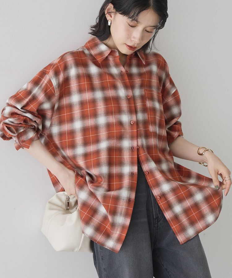 AMERICAN HOLIC「ビエラ起毛チェックシャツ」|シャツ・ブラウス|