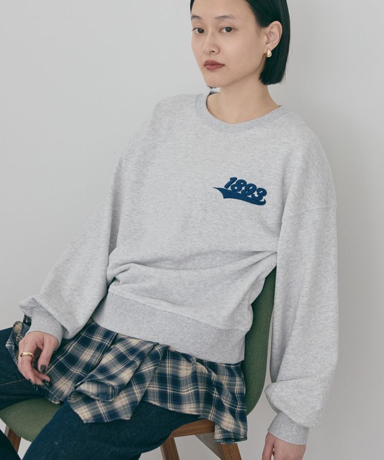 AMERICAN HOLIC「ワンポイントサガラ刺繍裏毛プルオーバー」|スウェット・ジャージ|