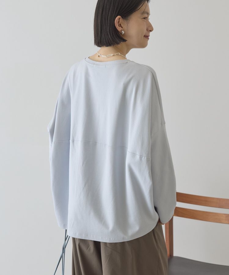 AMERICAN HOLIC「【UVカット】コクーンポンチプルオーバー」|Tシャツ・カットソー|Light Gray