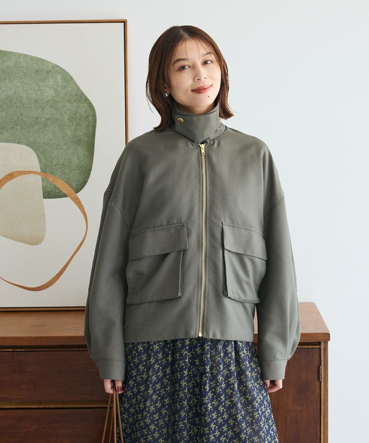 Green Parks「2WAYジップアップジャケット」|ブルゾン・スタジャン|