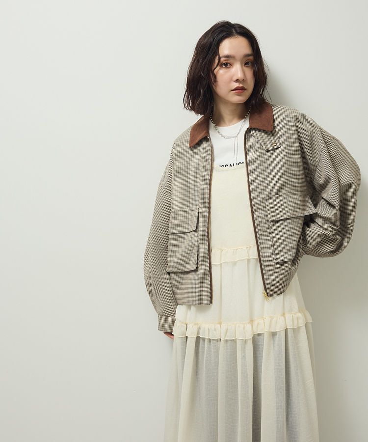 Green Parks「2WAYジップアップジャケット」|ブルゾン・スタジャン|